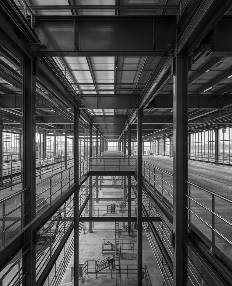 Structural interior illustrating engineering capability