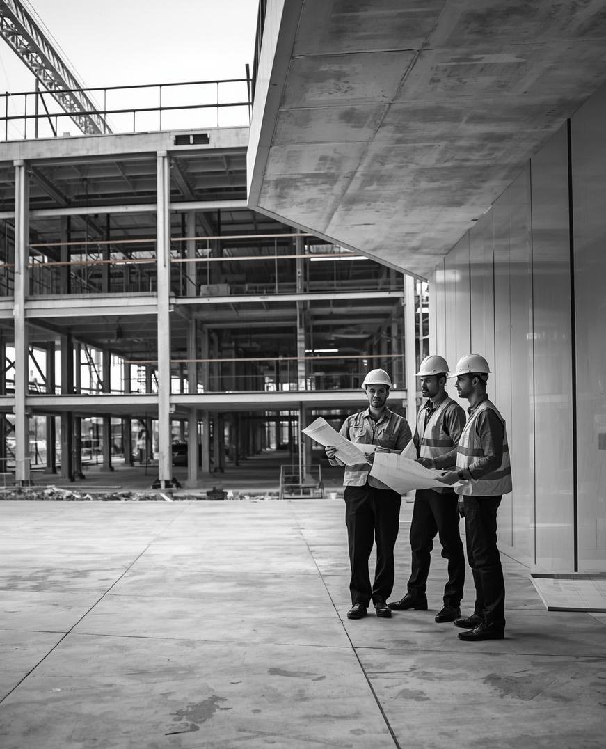 Site coordination scene from the company profile